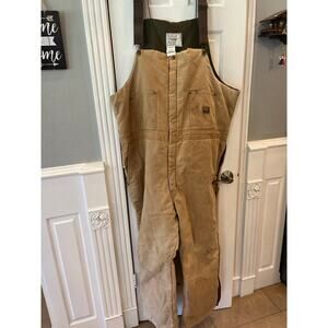 Walls Workwear Carpenter Canvas Bib Overalls Men 3XL Farm Barn Outdoor Flaws